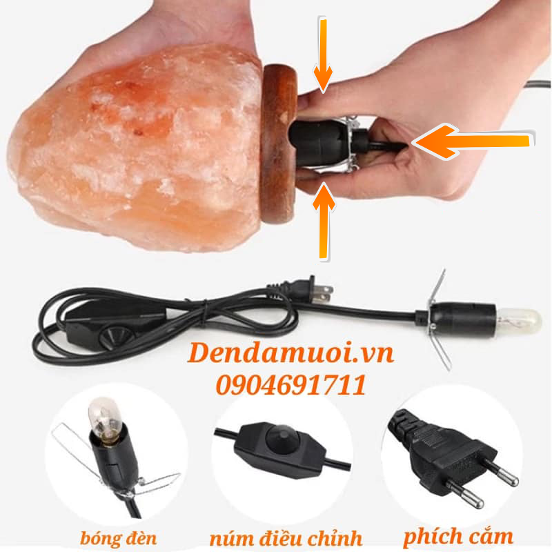 Cấu tạo và cách sử dụng đèn đá muối