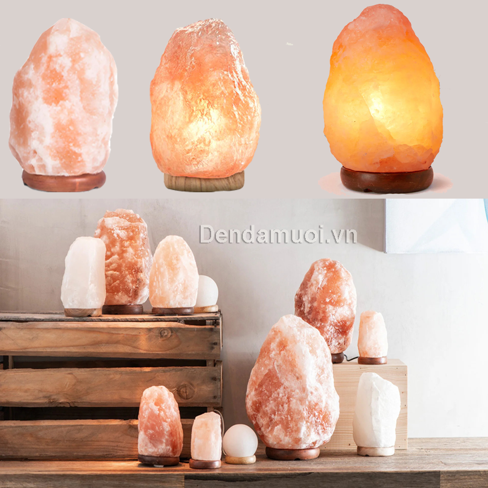 Đèn đá muối Himalaya tự nhiên đẹp