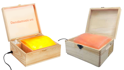 Hộp đèn đá muối ngâm (massage) chân rất tốt