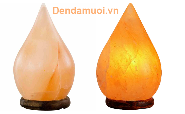 Đèn đá muối hình Giọt Nước