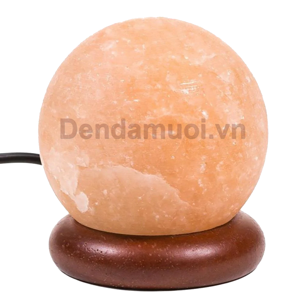 Đèn đá muối hình tròn