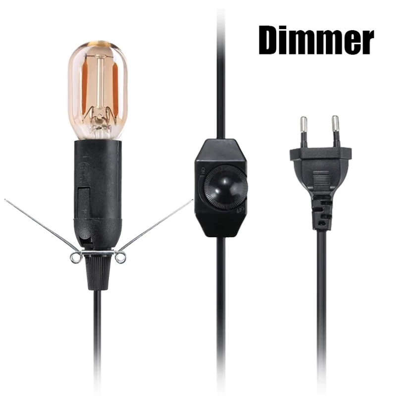 Dây Chiết Áp Đèn Đá Muối có phích cắm dài 2m gồm 1 dây và 1 bóng đèn